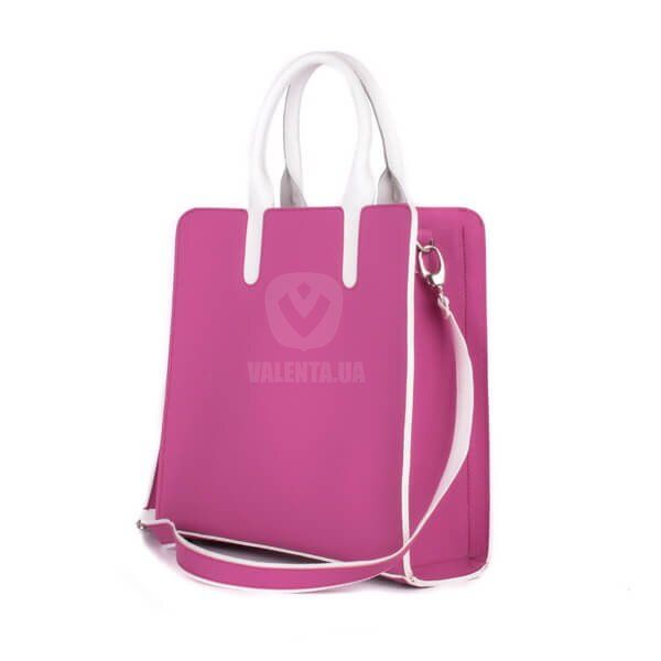 Женская розовая сумка-тоут Valenta неопрен, Pink